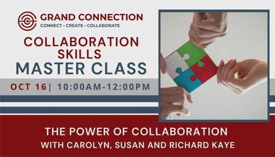 Master Class | The Power of Collaboration With Dr Richard Kaye, Susan and Carolyn | October 16, 2021