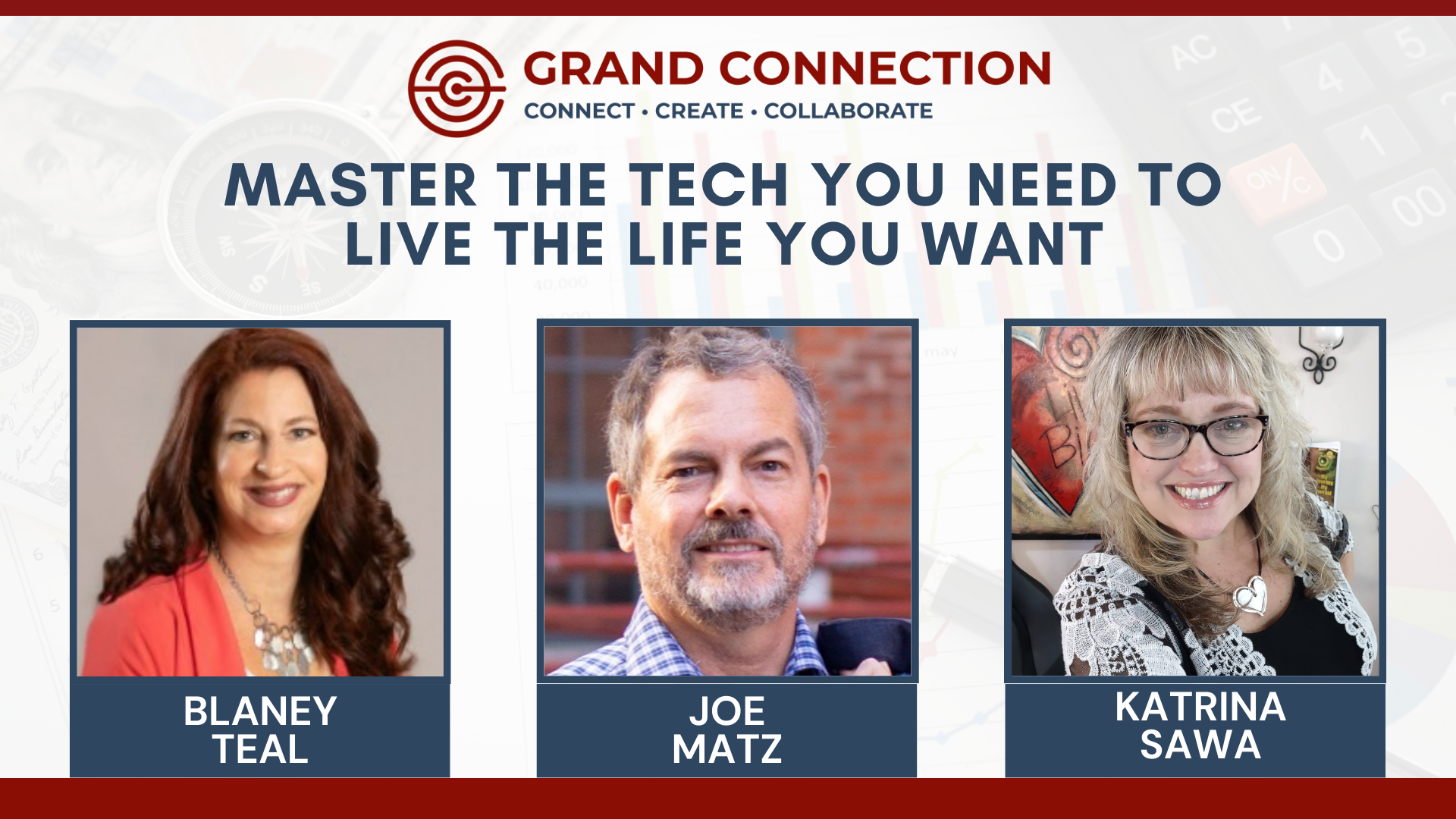 Master The Tech you want to Live The Life You Want with Blaney Teal, Joe Matz and Katrina Sawa | Feb 16, 2023