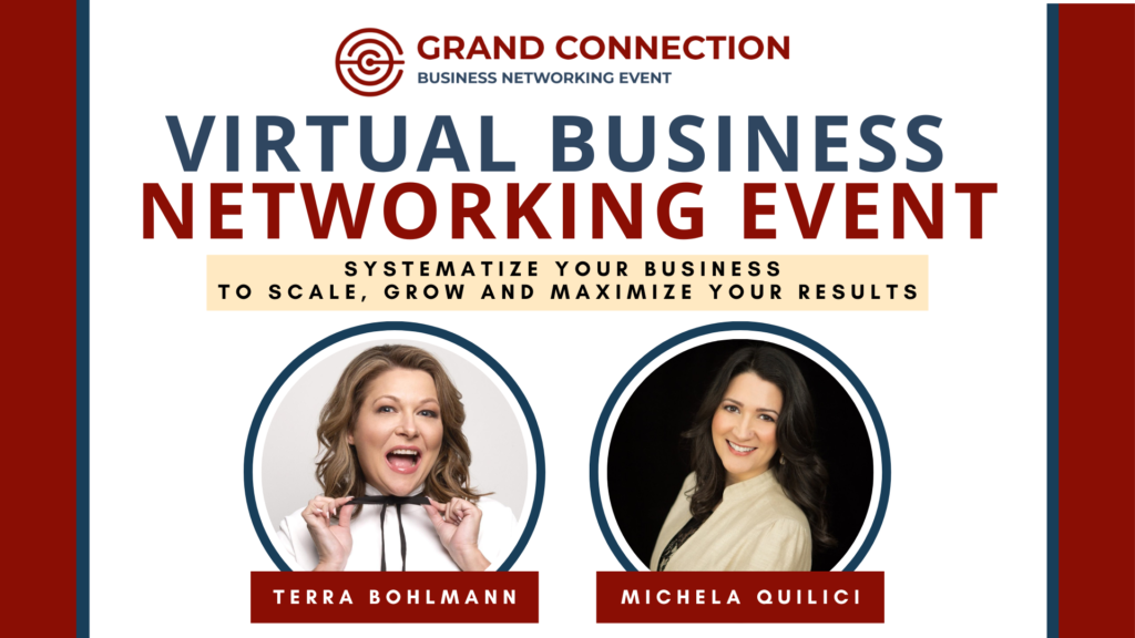 Systematize Your Business to Scale, Grow and Maximize Your Results With Terra Bohlmann &  Michela Quilici | March 5, 2021