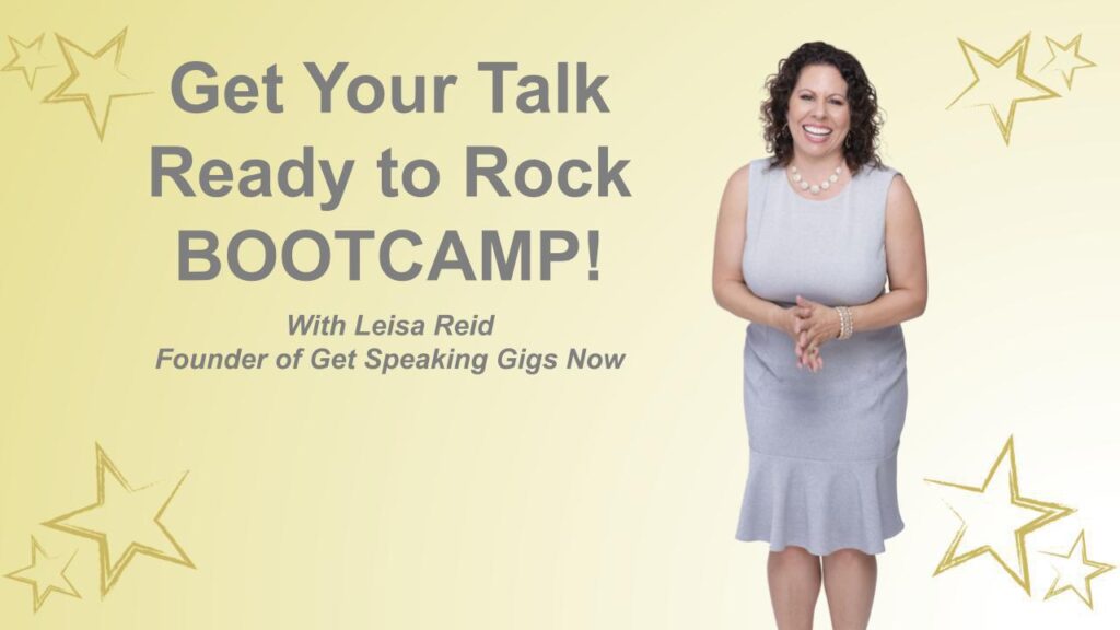 Get Your Talk Ready to Rock Bootcamp