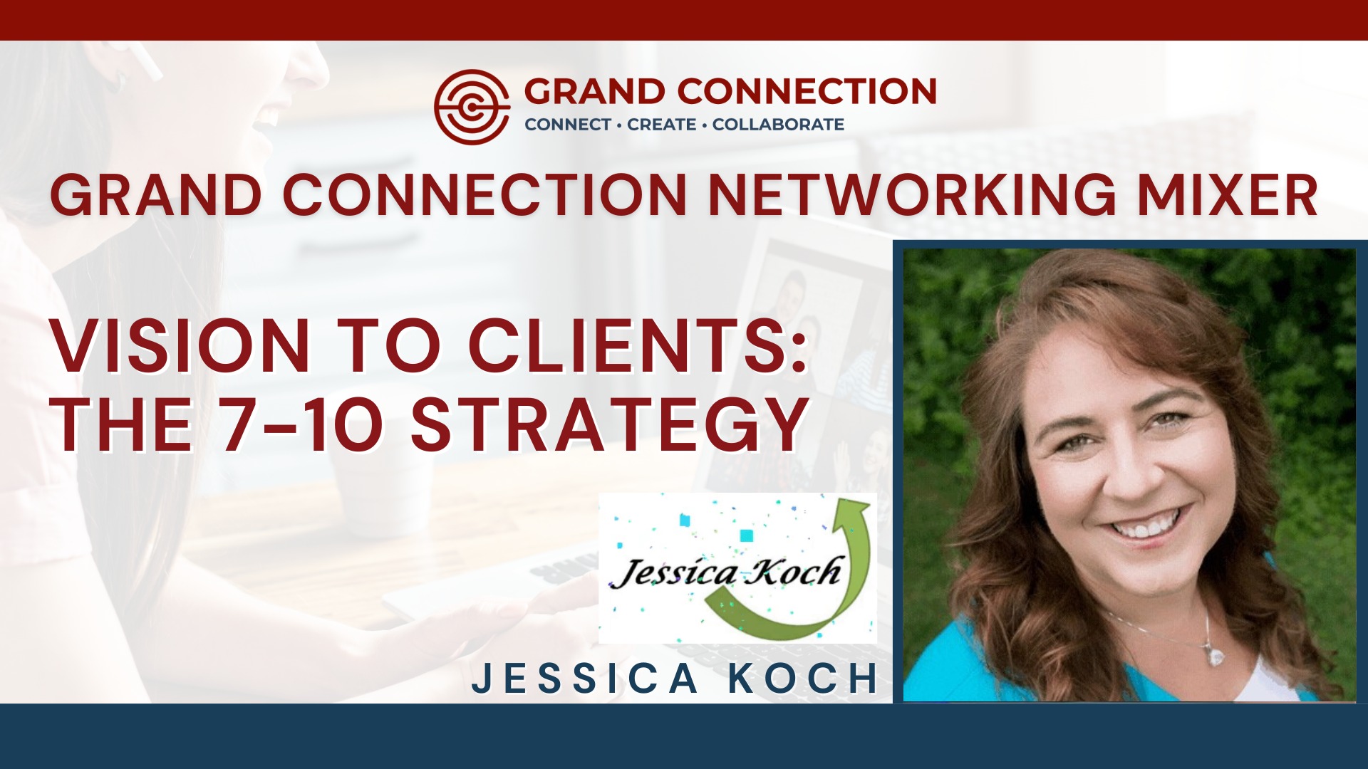 Vision to Clients: The 7-10 Strategy With Jessica Koch at The Grand Connection Networking Mixer – VA MATCH UP | Jan 16, 2025
