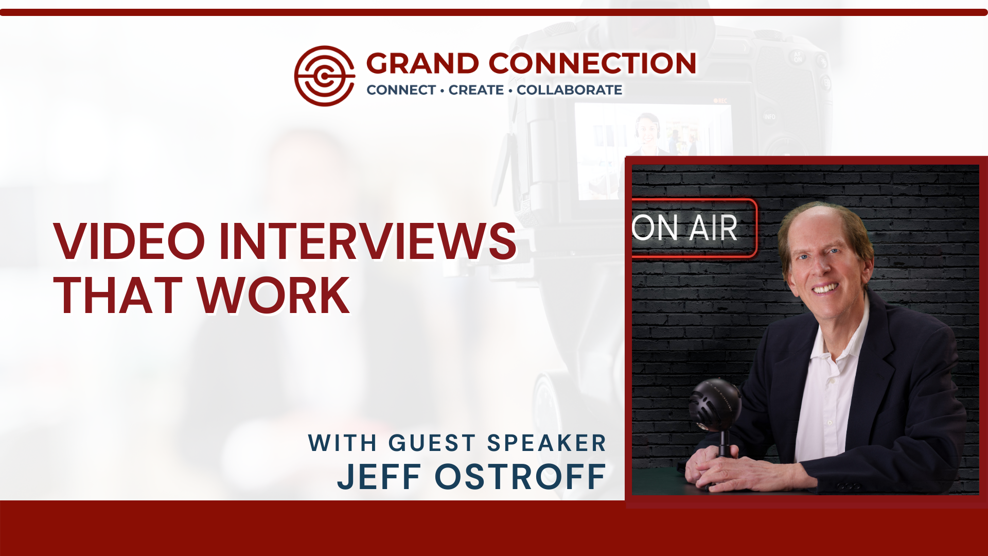 Video Interviews That Work With Jeff Ostroff | Member Mingle | Aug 6, 2025