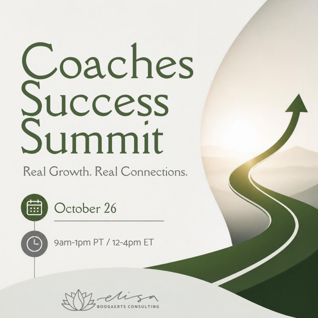 Oct 26 – Coaches Success Summit