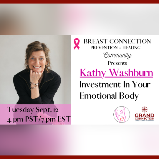 Sept 12 – The Breast Connection Presents “Investment in Your Emotional ...