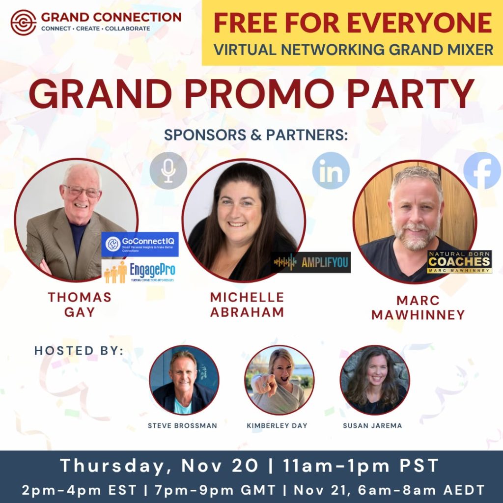 Nov 20 | Grand Promo Party - Grand Connection Business Community ...