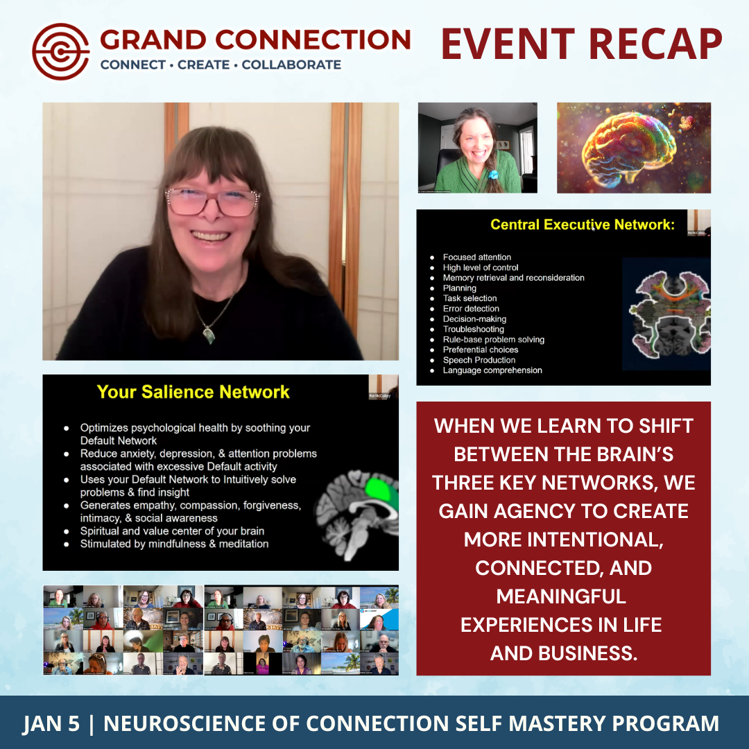 Recap Jan 5 | Neuroscience of Connection Self Mastery Program - Grand ...